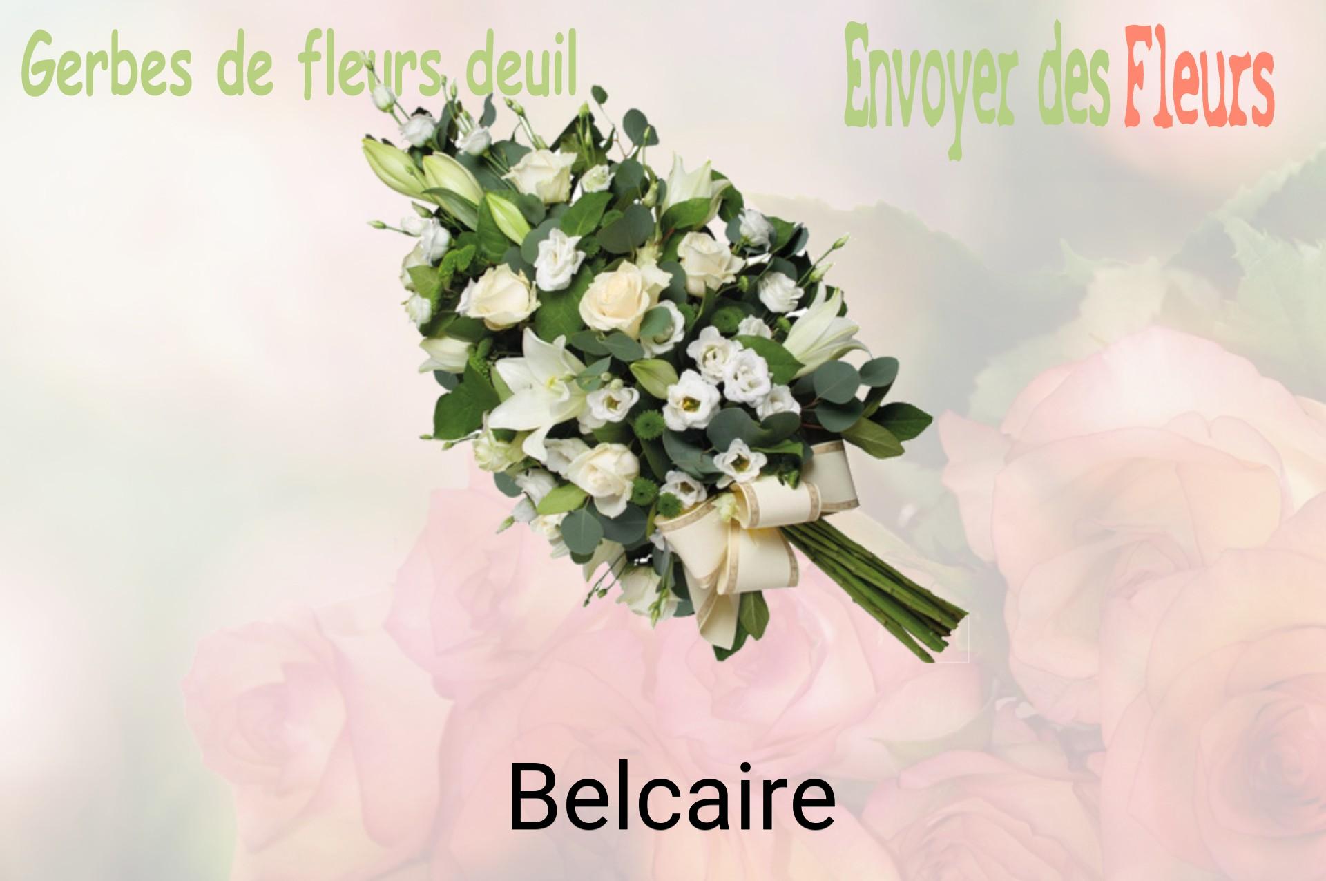 Gerbe de fleurs de deuil livrée à Belcaire